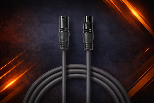 DMX / XLR Kabel 3m 110Ohm schwarz