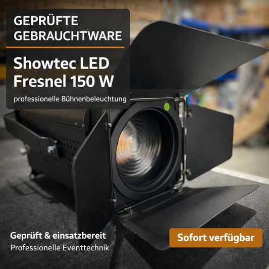 Showtec LED Fresnel 150 W – geprüfte Gebrauchtware